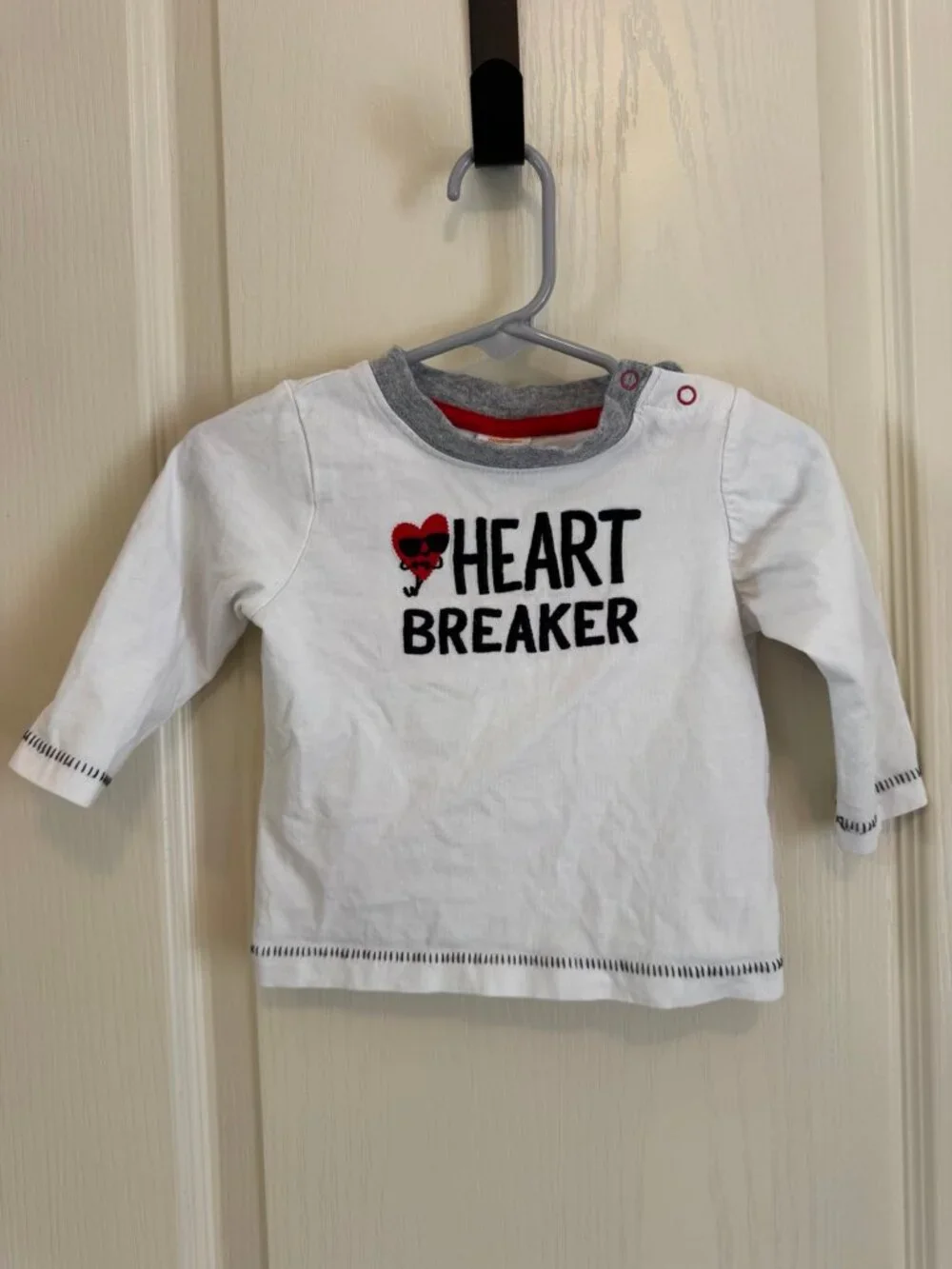 Gymboree Baby Boys Heart Breaker Long Sleeve Shirt 6-12M